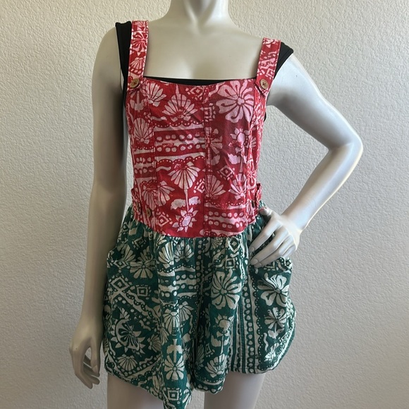 NWT Free People Palm Bay Printed Shortalls - Picture 9 of 10